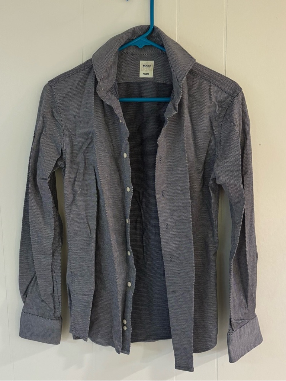 Boggi Milano Custom Fit Button-Down Dress Shirt